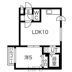 ラフィネ東札幌の物件間取画像